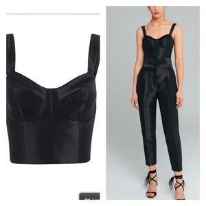 Elegant Black Crop Top